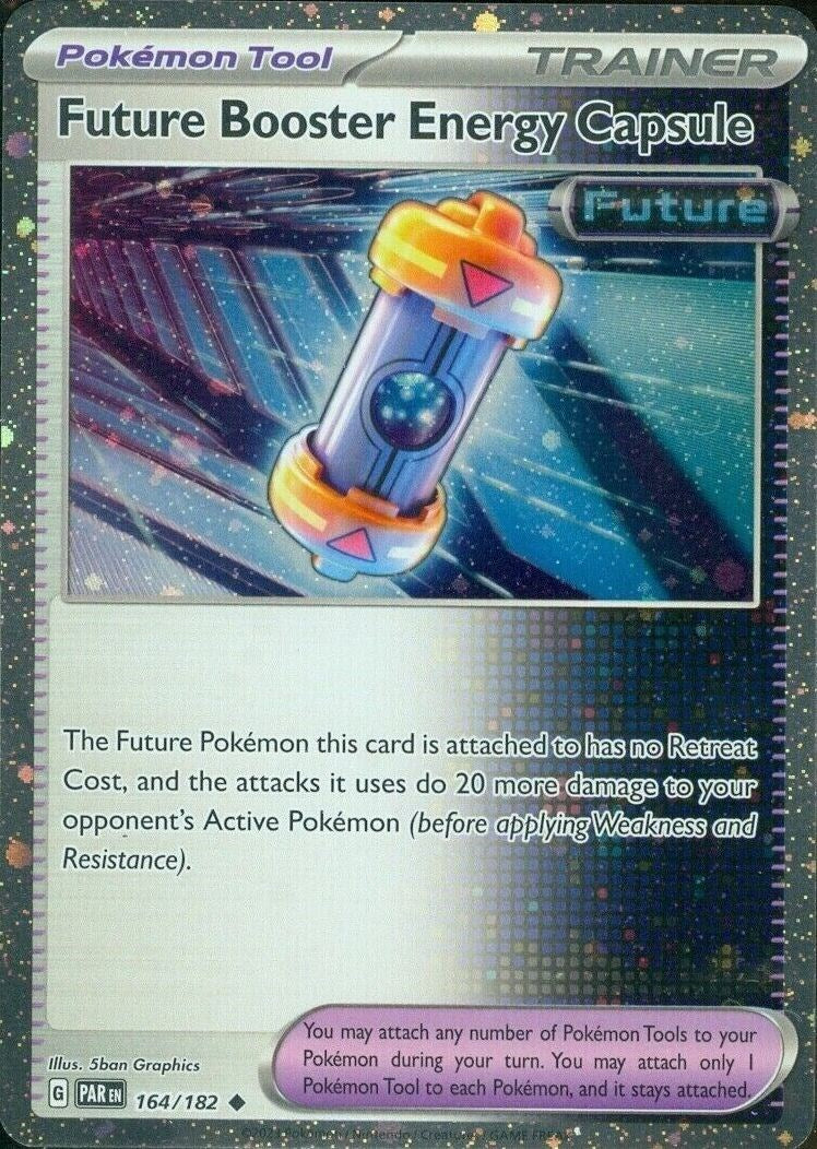 Capsule Énergie Boost Futur (164/182) (Holo Cosmos) [Écarlate et Violet : Faille Paradoxe]