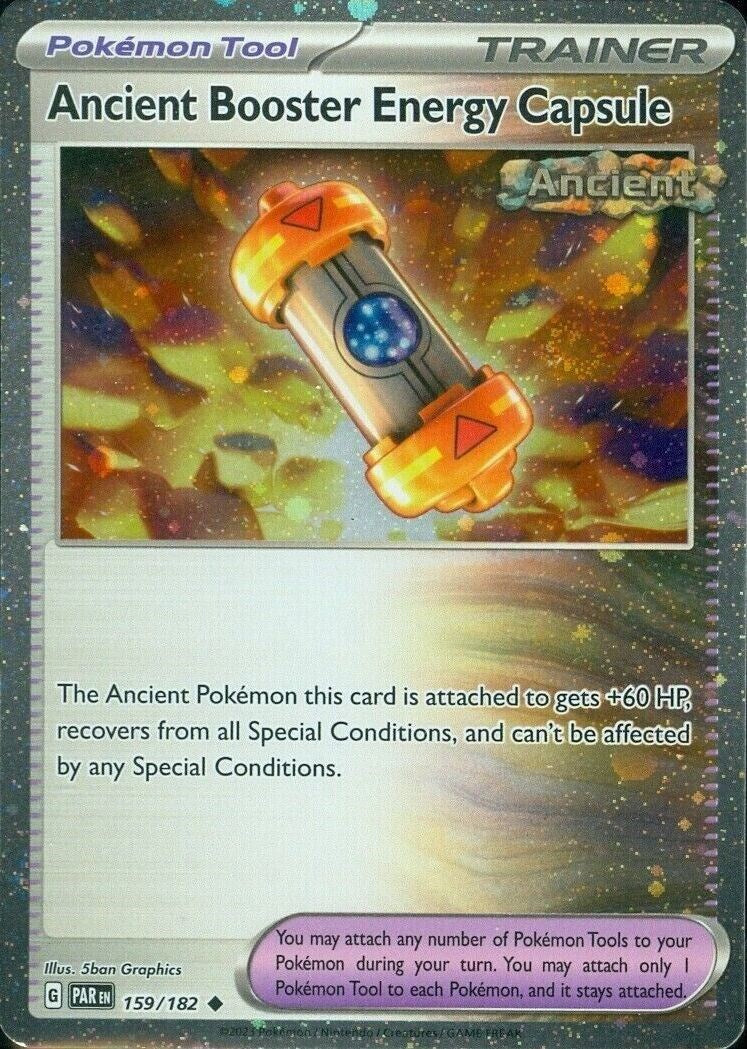 Capsule Énergie Boost Ancien (159/182) (Holo Cosmos) [Écarlate et Violet : Paradoxe Temporel]