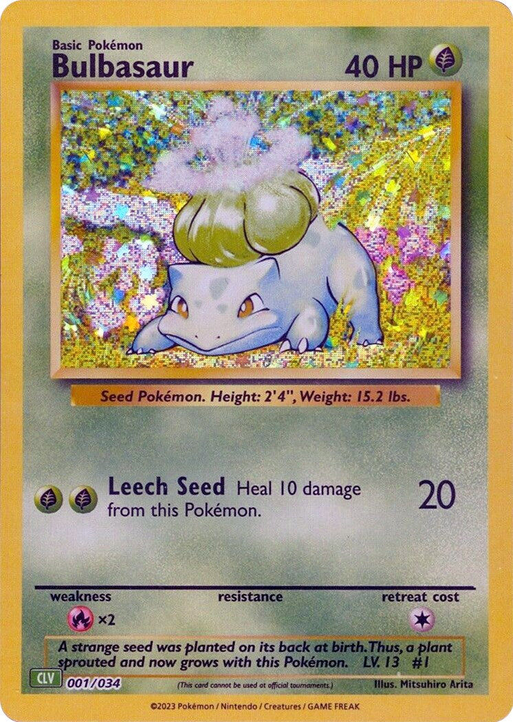 Bulbasaur [Juego de Cartas Coleccionables Clásico]