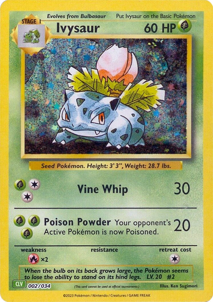 Ivysaur [Juego de Cartas Coleccionables Clásico]