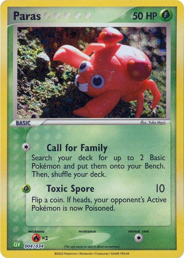 ¡Paras [Juego de Cartas Coleccionables Clásico]!