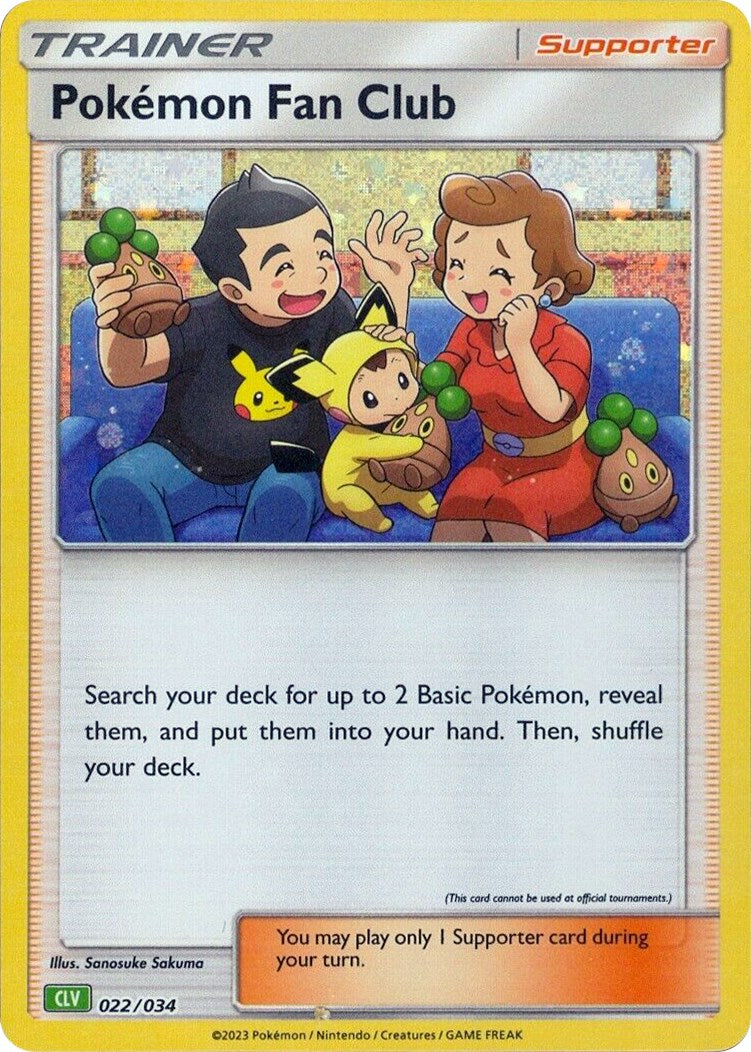 Club de fans de Pokémon (CLV) [Juego de cartas coleccionables clásico]