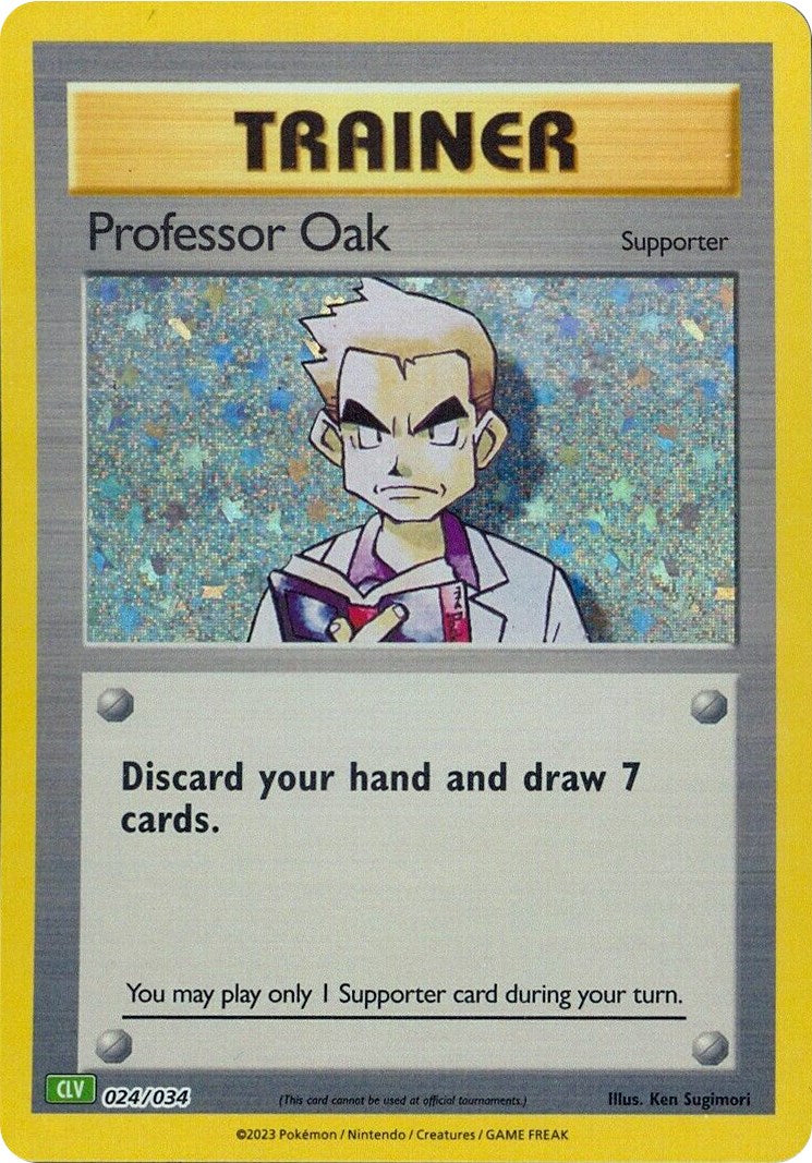 Profesor Oak (CLV) [Juego de Cartas Coleccionables Clásico]