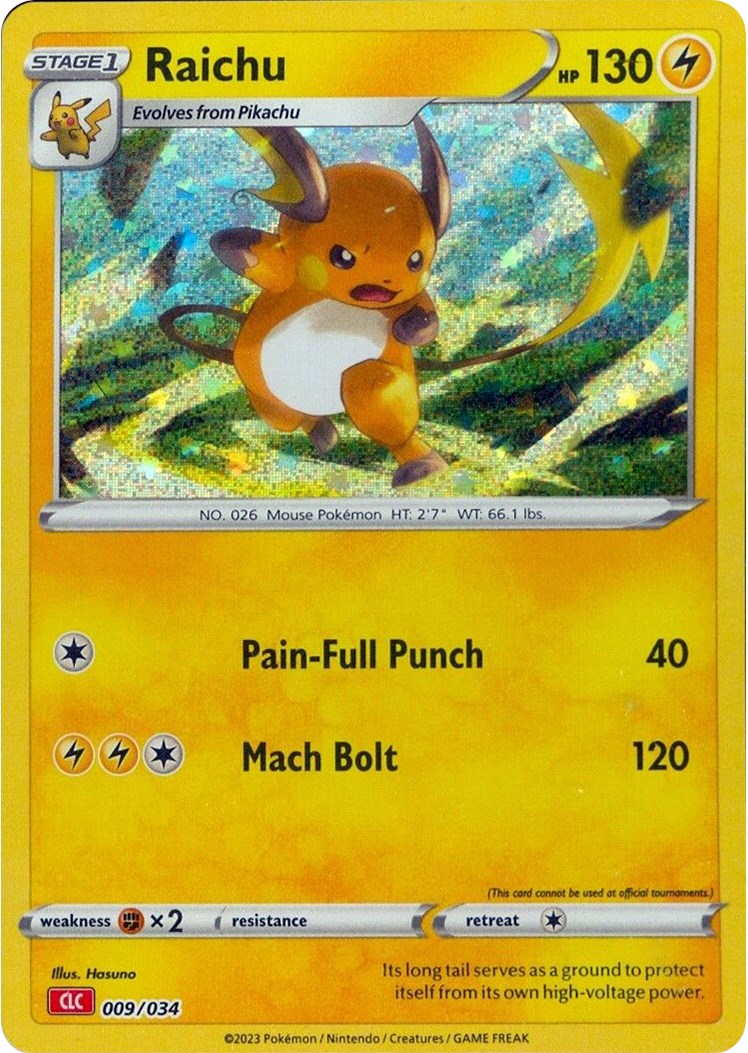 Raichu [Juego de Cartas Coleccionables Clásico]