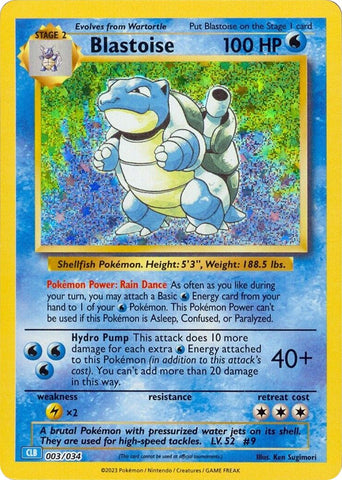 Blastoise [Juego de Cartas Coleccionables Clásico]