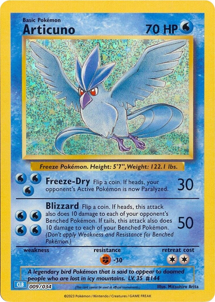 Articuno [Juego de Cartas Coleccionables Clásico]