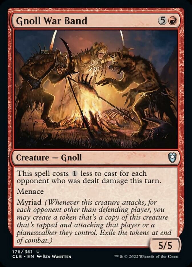 Meute de guerre gnoll [Commander Legends : Battle for Baldur's Gate]