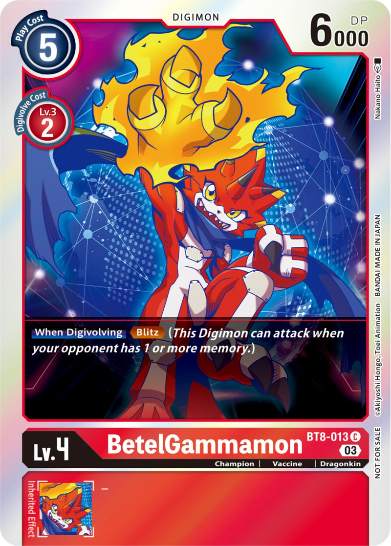 BetelGammamon [BT8-013] (Paquete de Torneo Oficial Vol.11) [Nuevo Despertar]