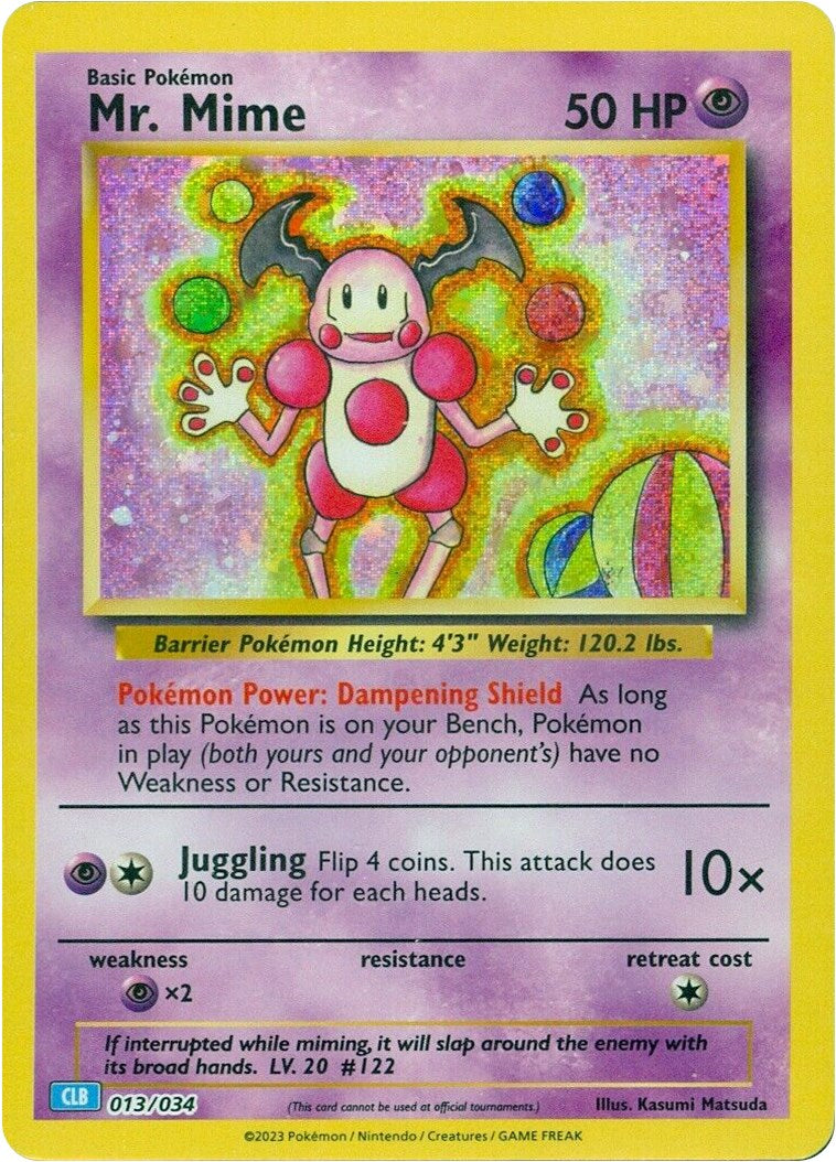 Mr. Mime [Juego de Cartas Coleccionables Clásico]