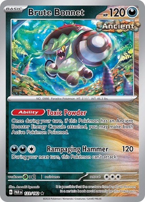 Parasect Oscuro (123/182) (Holo Cosmos) [Escarlata y Púrpura: Brecha Paradoja]