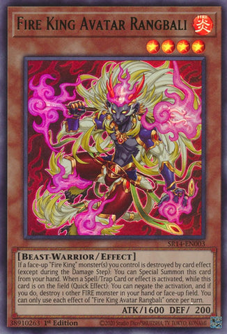 Avatar Roi du Feu Rangbali [SR14-FR003] Ultra Rare