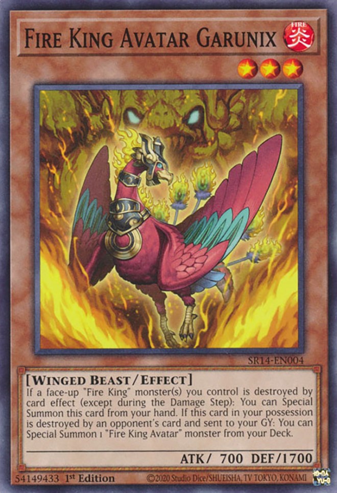 Roi du Feu Avatar Garunix [SR14-EN004] Commune