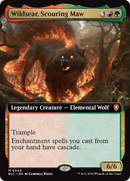 Wildsear, gueule de la traque (Extended Art) [Bloomburrow Commander]