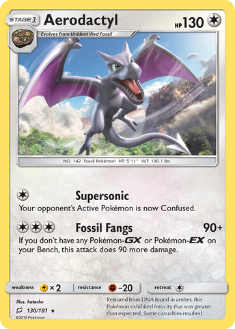 Aerodactyl (130/181) [Sol y Luna: Unión de Equipos]