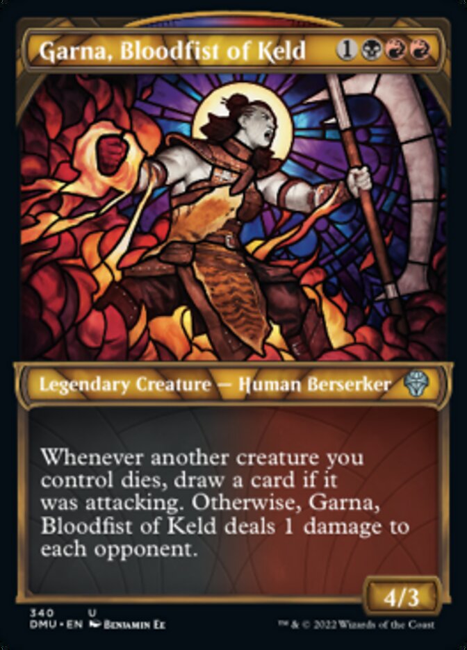 Garna, Poing-de-sang de Keld (Texturé de l'extension) [Dominaria Uni]