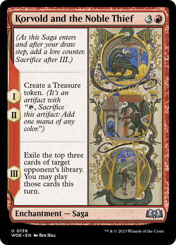 Korvold y la ladrona noble [Wilds of Eldraine]