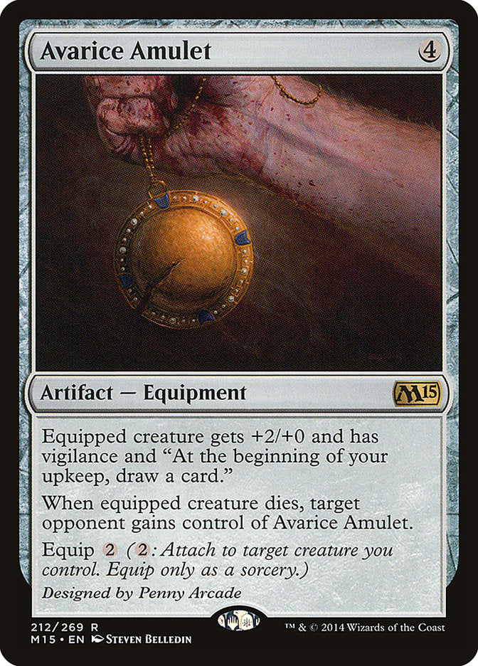 Amulette d'avarice [Magic 2015]