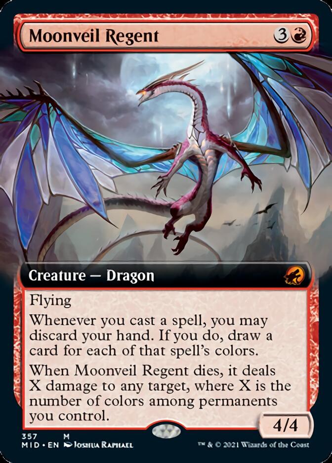 Régente Voilelune (Extended Art) [Innistrad: Chasse de Minuit]