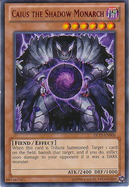 Caius el Monarca Oscuro (Rojo) [DL15-EN006] Rara