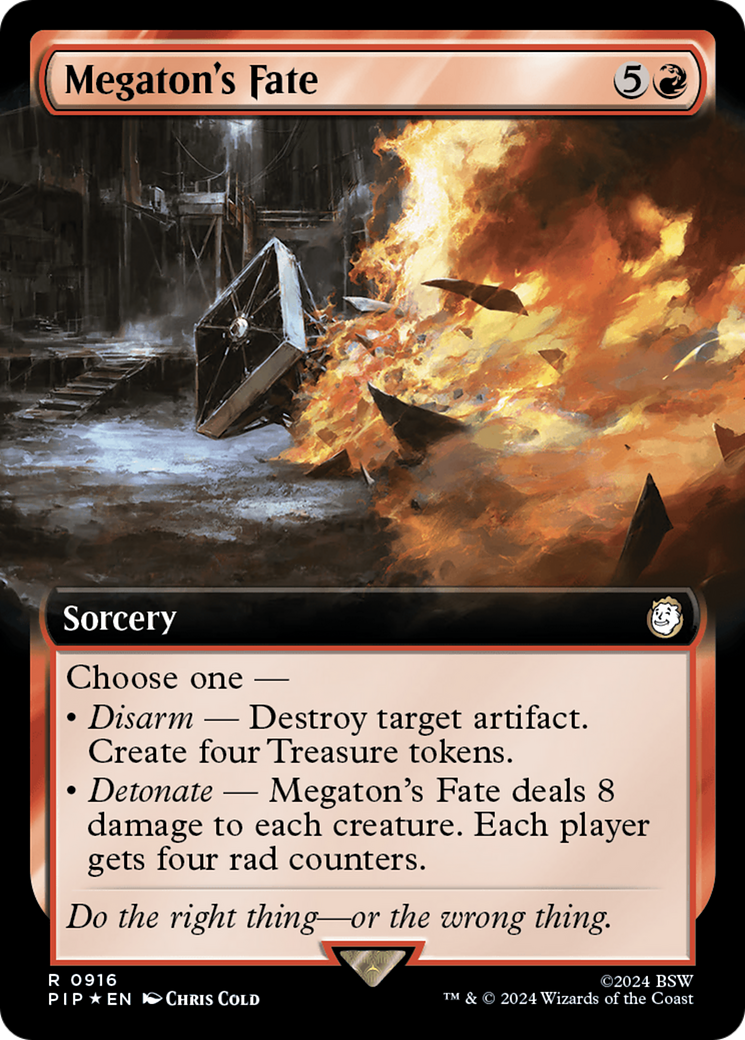 Le destin de Megaton (Extended Art) (Surge Foil) [Fallout]
