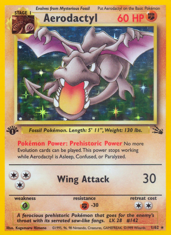 Aerodactyl (1/62) [Fossil 1ª Edición]