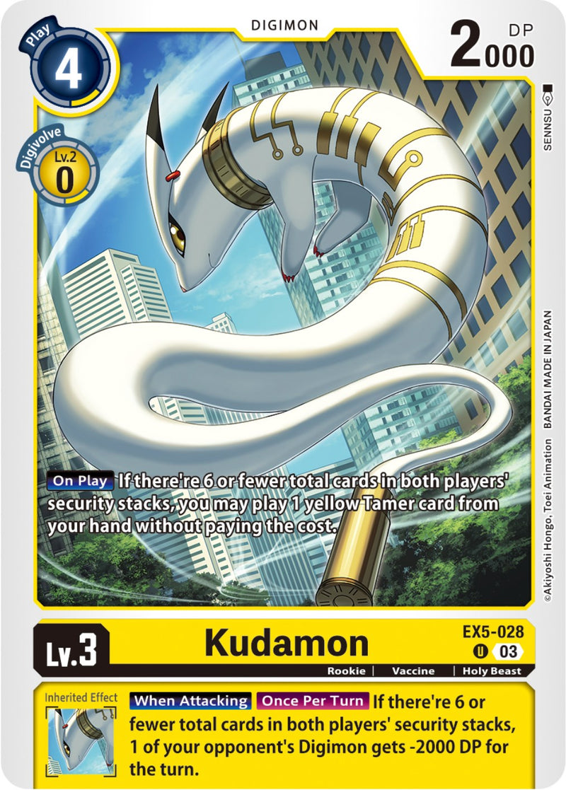 Kudamon [EX5-028] [Coliseo Animal]