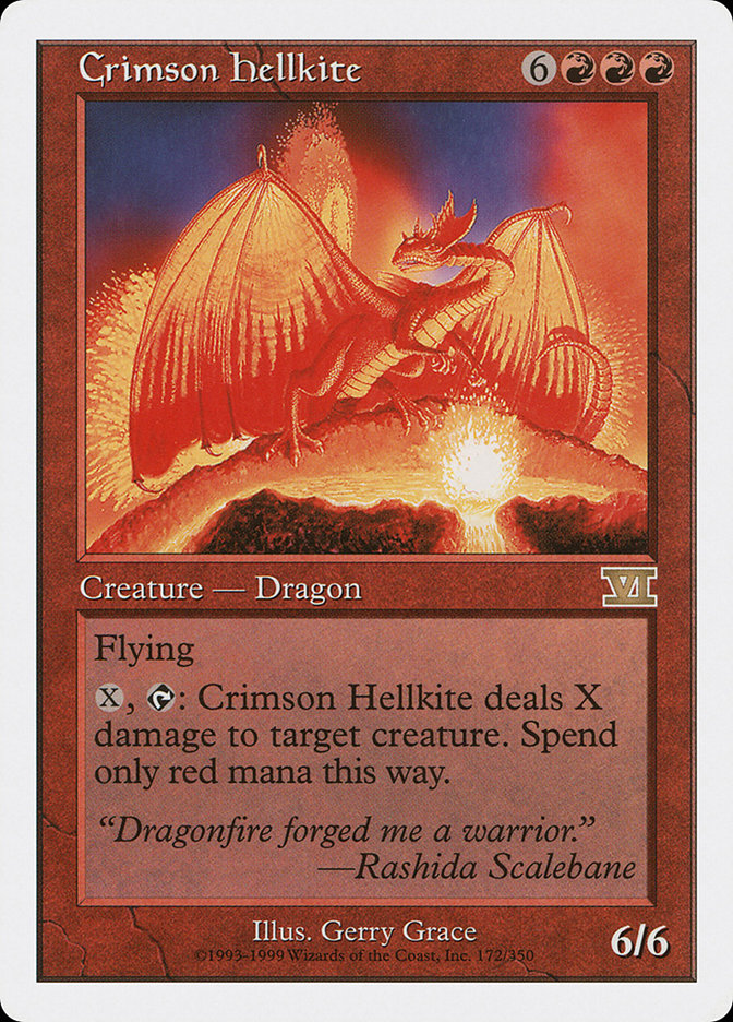 Crimson Hellkite [Sixième édition]