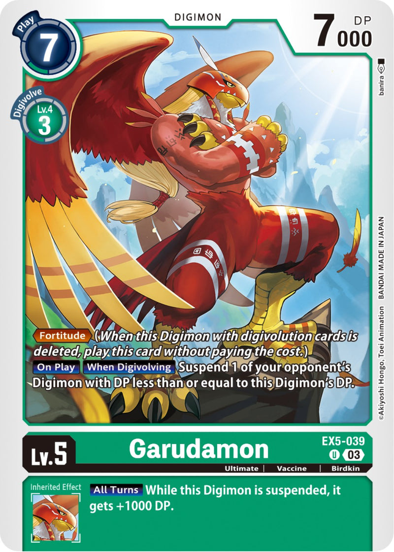 Garudamon [EX5-039] [Coliseo Animal]