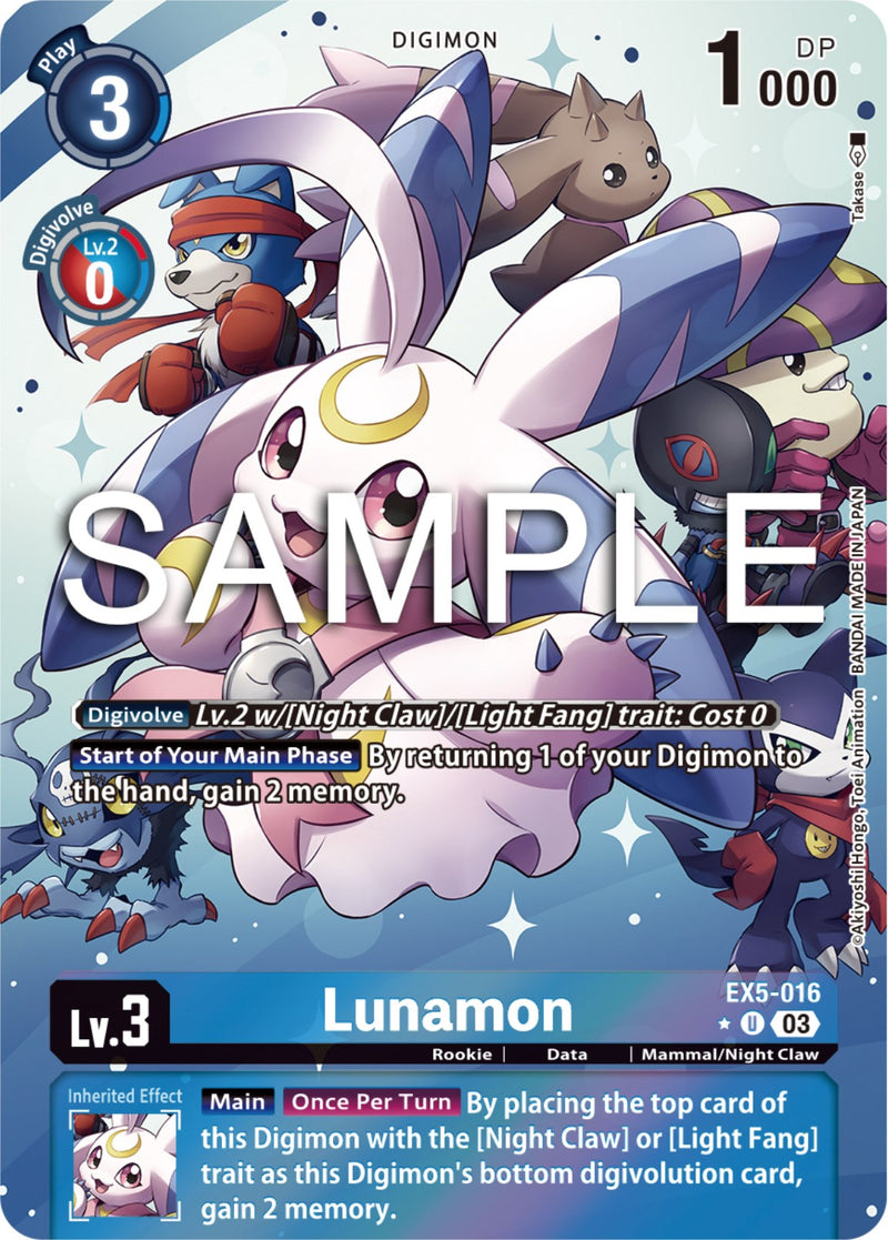 Lunamon [EX5-016] (Arte Alternativo) [Coliseo Animal]