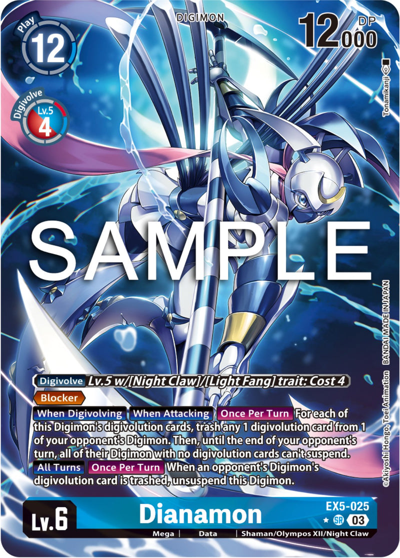 Dianamon [EX5-025] (Arte Alternativo) [Coliseo Animal]