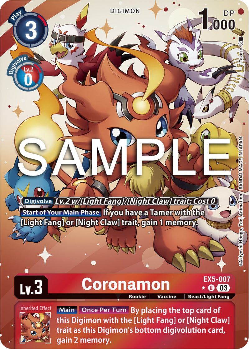 Coronamon [EX5-007] (Arte Alternativo) [Coliseo Animal]