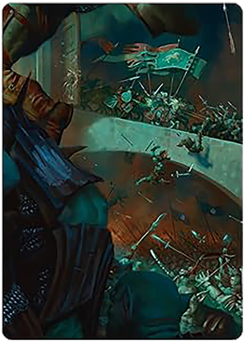 Carte illustrée Chargeurs du Rohan [Le Seigneur des Anneaux : Contes de la Terre du Milieu - Série d'illustrations]