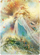 Galadriel, lumière de Valinor carte artistique [Le Seigneur des Anneaux : Contes de la Terre du Milieu - Série d'illustrations]