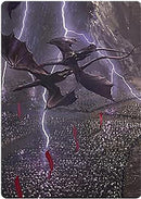 Mordor en marche, carte artistique [Le Seigneur des Anneaux : Contes de la Terre du Milieu, série d'illustrations]