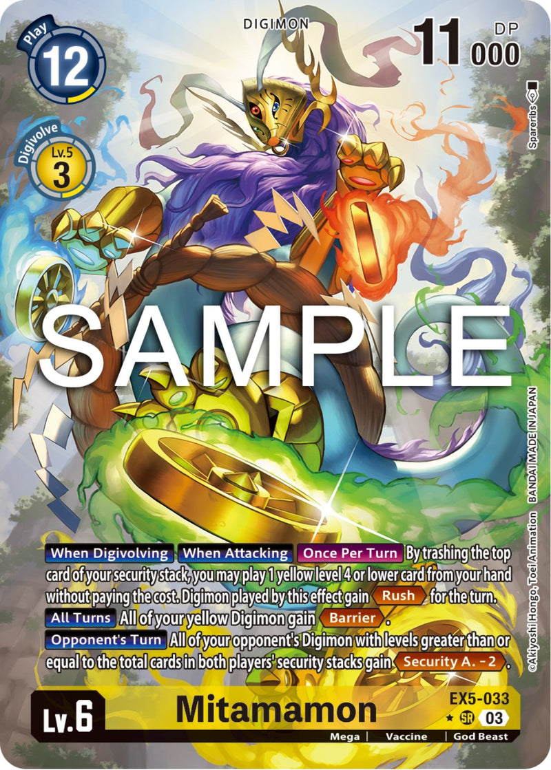 Mitamamon [EX5-033] (Arte Alternativo) [Coliseo Animal]