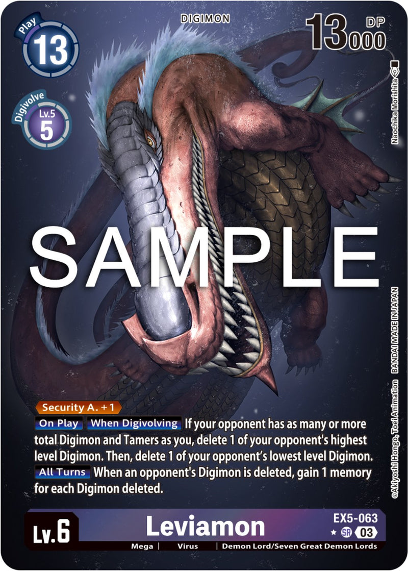 Leviamon [EX5-063] (Arte alternativo) [Coliseo Animal]