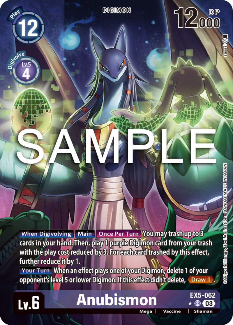 Anubismon [EX5-062] (Arte Alternativo) [Coliseo Animal]