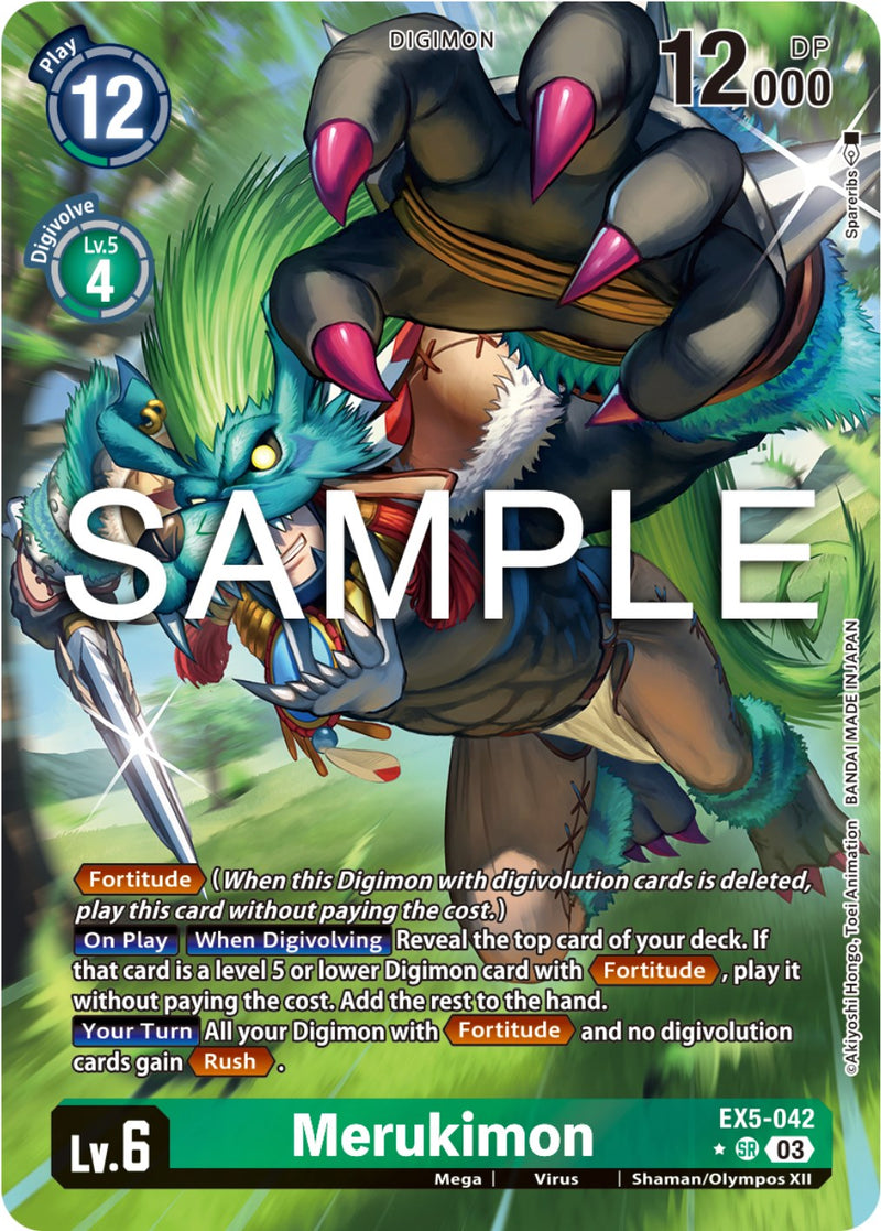 Merukimon [EX5-042] (Arte alternativo) [Coliseo Animal]