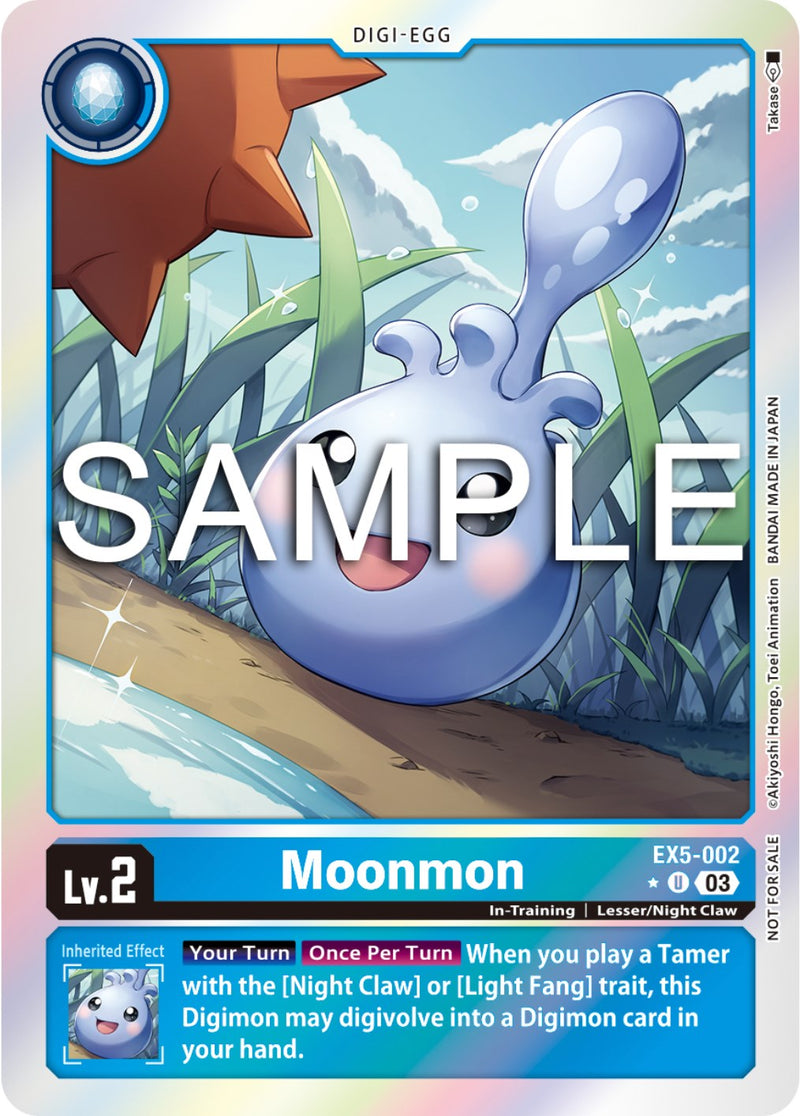 Moonmon [EX5-002] (Paquete Promocional de la Caja Coliseo Animal) [Coliseo Animal]