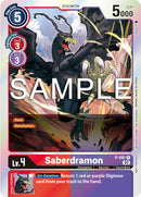 Saberdramon [P-091] - P-091 (3rd Anniversary Update Pack) [Cartas Promocionales]
