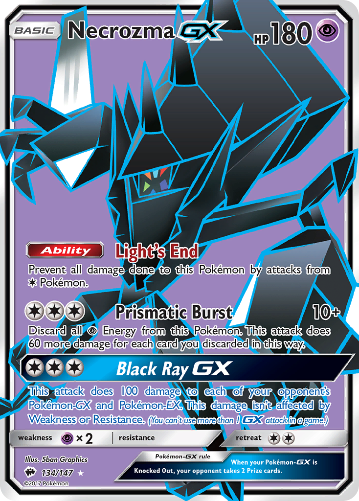 Necrozma GX (134/147) [Soleil et Lune : Ombres ardentes]