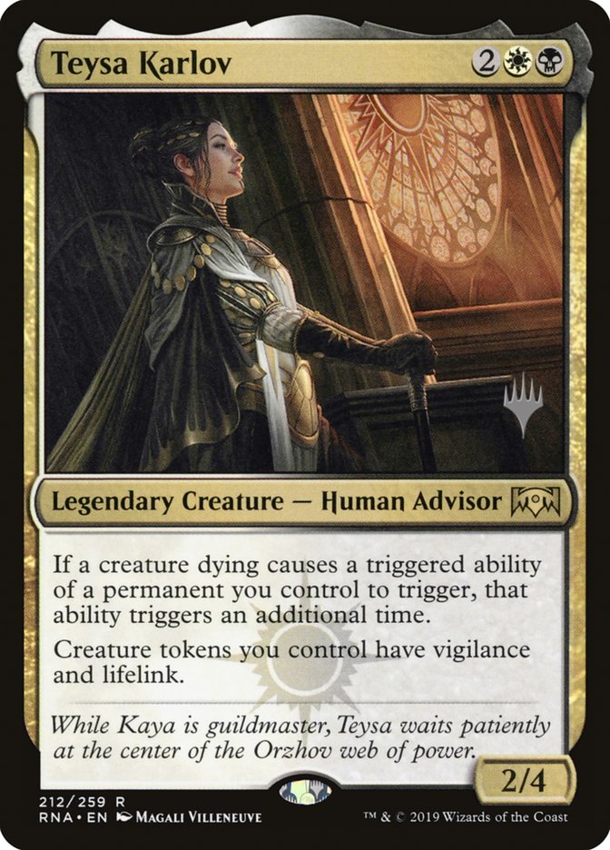 Teysa Karlov (Pack promotionnel) [Promos Allégeance de Ravnica]