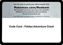 Image for Code Card - Paldea Adventure Chest (MCAP) - Pokemon