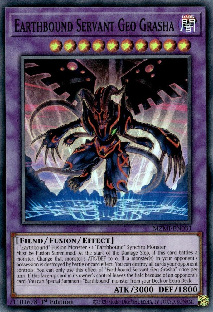 Serviteur Terrestre Géo Grasha [MZMI-FR031] Super Rare
