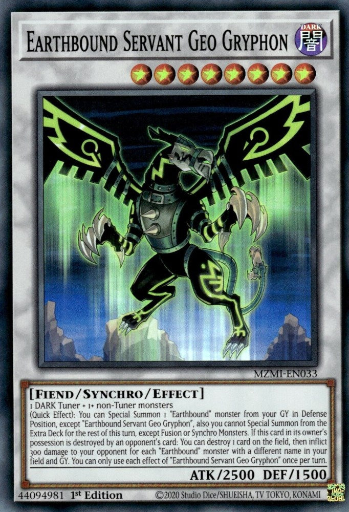 Serviteur Terrestre Géo-Gryffon [MZMI-FR033] Super Rare