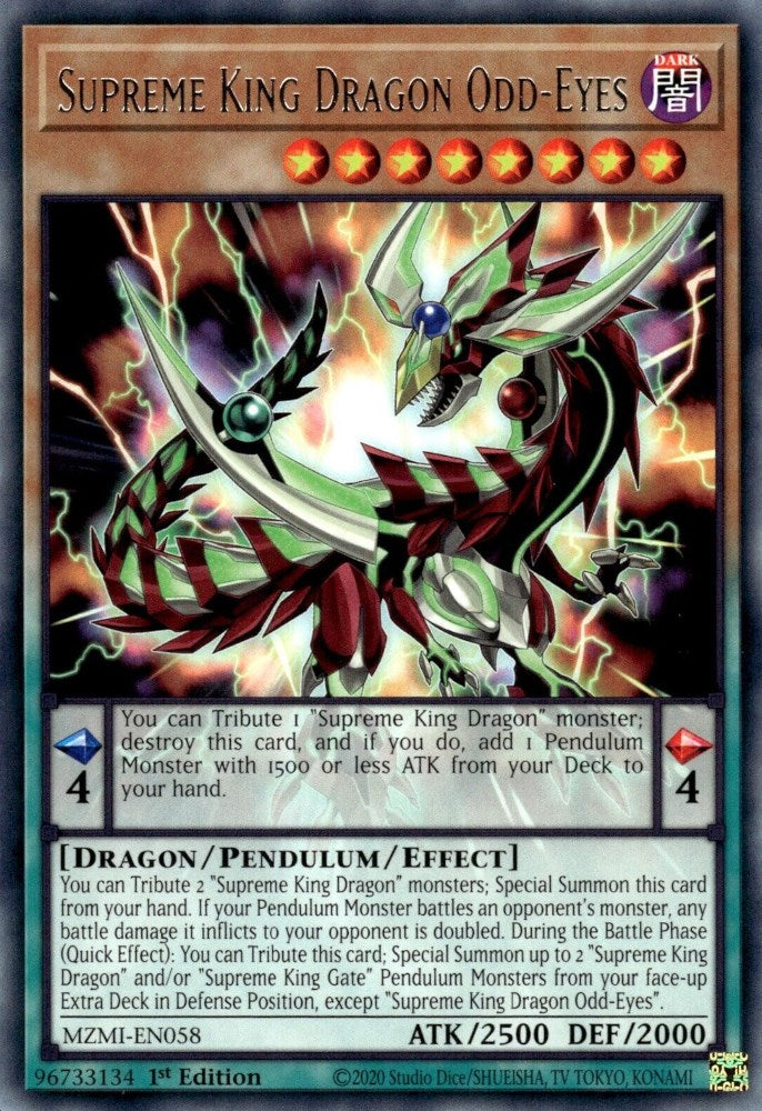 Dragon Ultime Souverain Dimensionnel Odd-Eyes [MZMI-FR058] Rare