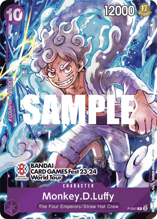 Monkey.D.Luffy (BANDAI CARD GAMES Fest 23-24 World Tour) [Cartas promocionales de One Piece]