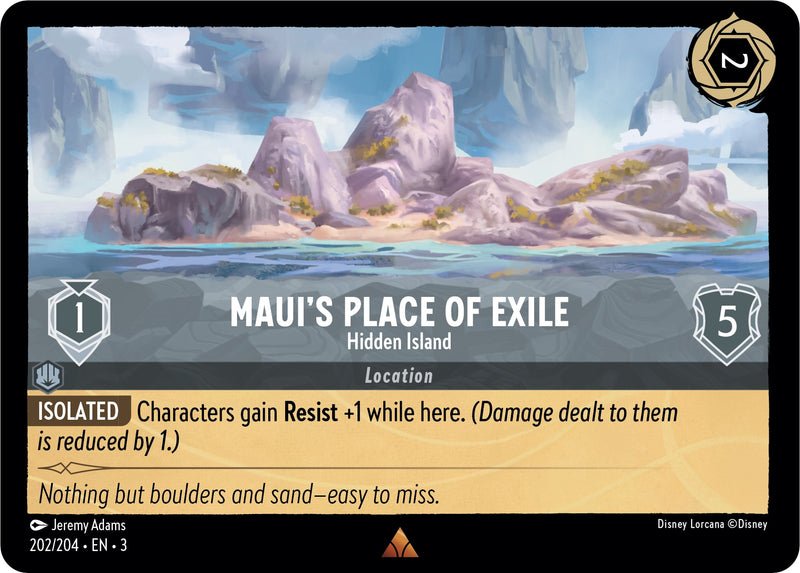 El lugar de exilio de Maui - Isla Oculta (202/204) [En los Reinos Tinteros]
