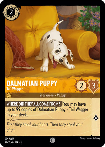 Chiot dalmatien - Remue-queue (4b) (4b/204) [Dans les encres]