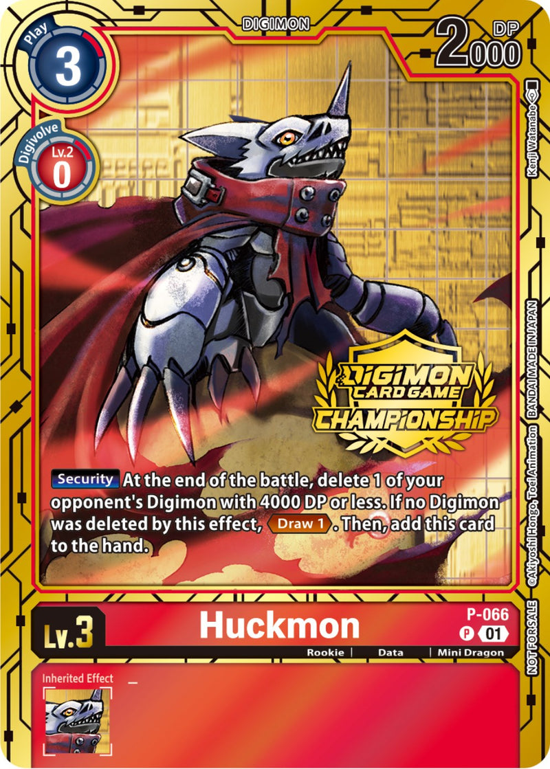 Huckmon [P-066] (Juego de cartas doradas del Campeonato de 2023) [Cartas promocionales]